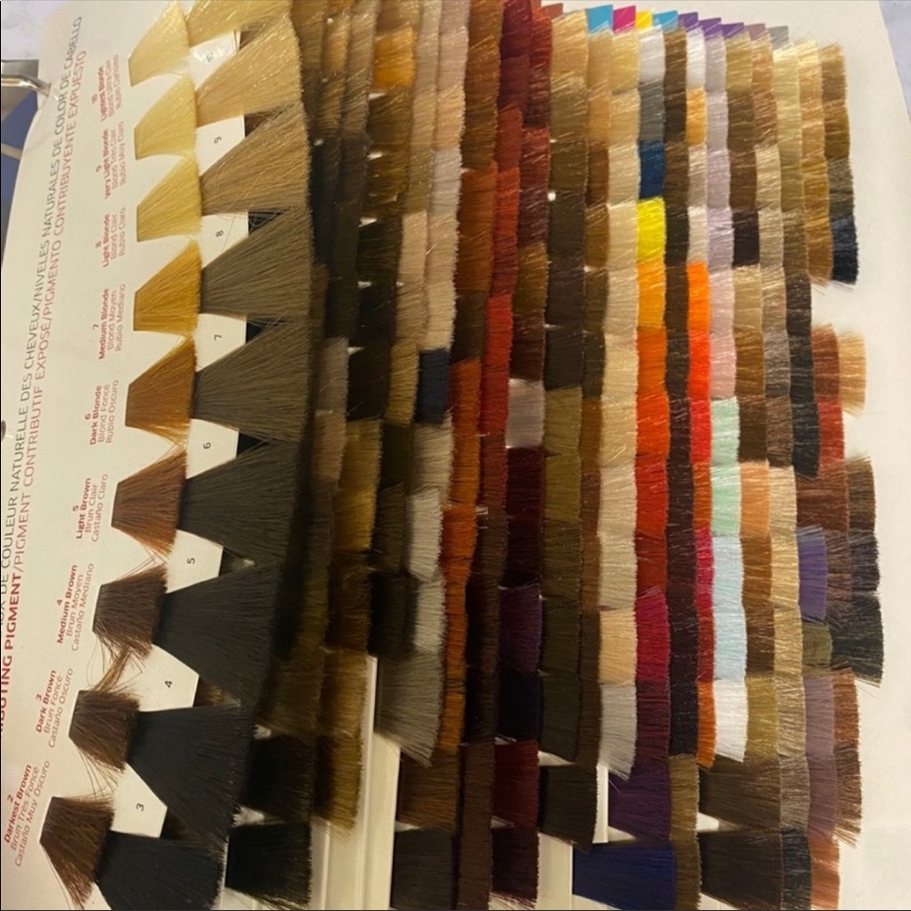 Wella mega swatch book
